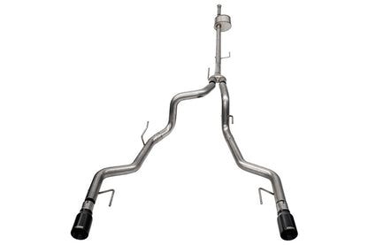 Corsa 2022-2025 Ford F-150 SuperCrew/5.5ft Bed 5.0L V8 Xtreme Cat-Back Dual Rear Exit-Black PVD