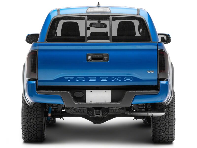 Raxiom 16-23 Toyota Tacoma Axial Series LED Tail Lights- Black Housing- Smoked Lens