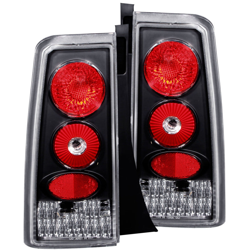 ANZO 2004-2007 Scion XB Taillights Black