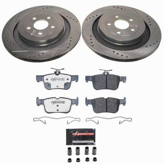 Power Stop 19-24 Ford Edge Rear Z36 Truck & Tow Brake Kit