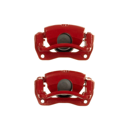 Power Stop 17-18 Hyundai Santa Fe Sport Front Red Caliper w/Bracket (Pair)