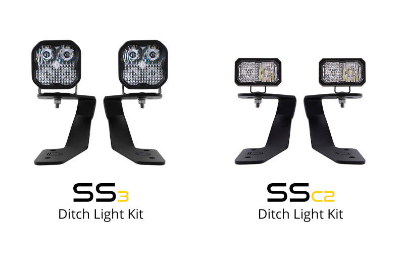 Diode Dynamics 18-21 Subaru Crosstrek Stage Series 2in LED Ditch Light Kit Sport - White Combo