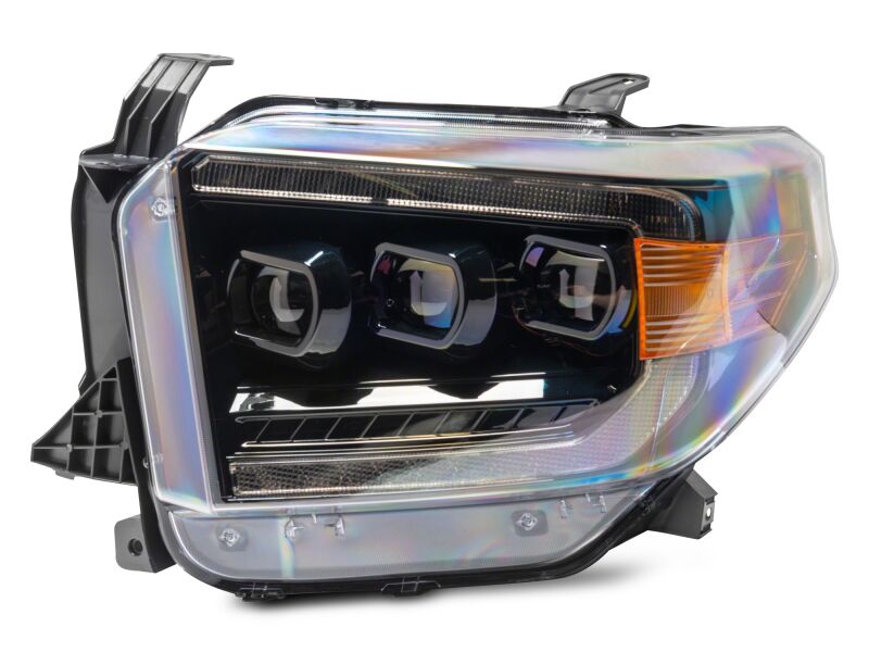 Raxiom 14-21 Toyota Tundra CXR Series LED Headlights- Black Housing- Clear Lens