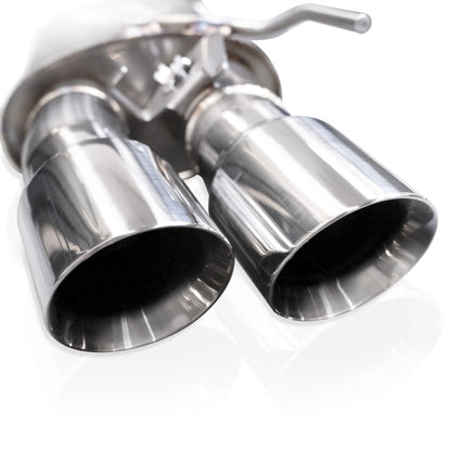 Stainless Works 2024 Mustang GT Catback Quad Tips Redline Sound H-Pipe Performance Connect Exhaust