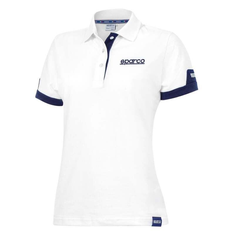 Sparco Polo Lady Corporate MED White