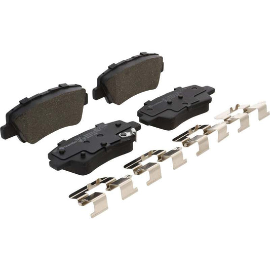 Brembo OE 2017 Hyundai Elantra/18-22 Ioniq/18-19 Sonata/16-17 Veloster Low-Met Brake Pad - Rear