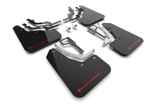 Rally Armor 25-26 Hyundai Ioniq 5 N Black Mud Flap w/Red Logo