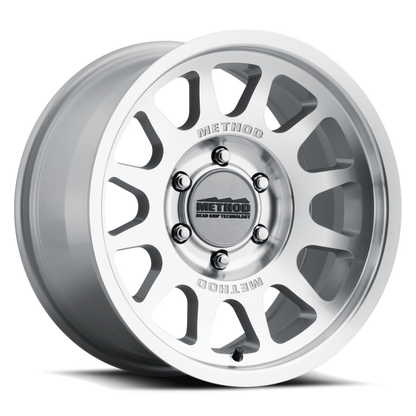 Method MR703 Bead Grip 20x9 0mm Offset 6x135 87mm CB - Machined Clear Coat