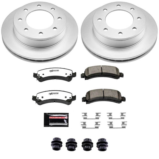 Power Stop 03-20 Chevrolet Express 2500 Rear Z36 Coated Truck & Tow Brake Kit