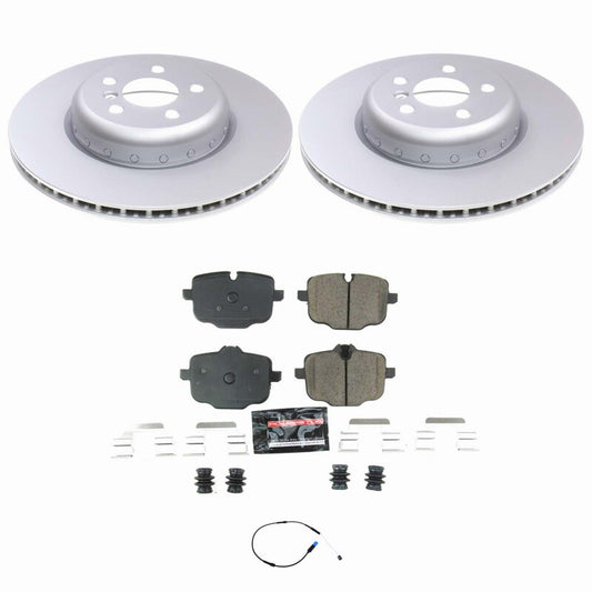 Power Stop 19-25 BMW X4 Rear Z23 Coated Brake Kit