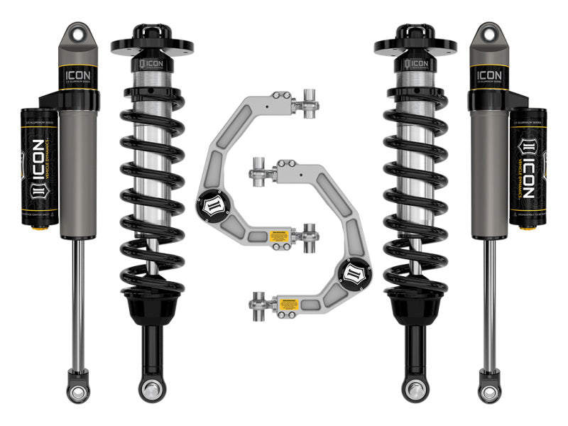 ICON 21-24 Ford F150 4WD 2.75-3.5in Stage 2 Suspension System w/ Billet Uca