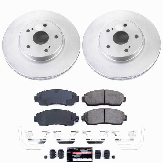 Power Stop 16-19 Subaru Legacy Front Z23 Coated Brake Kit