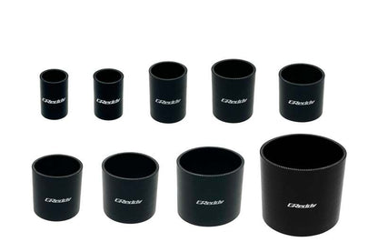 GReddy 80mm x 80mm Silicone Straight Hose - Black