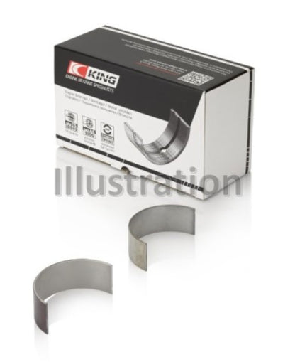 King Engine Bearings BMW N47 D20 A/N47S D20 D Sputter (Size +.25mm) Connecting Rod Bearing Set