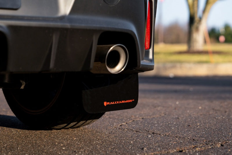 Rally Armor 23-26 Toyota GR Corolla Black UR Mud Flap w/White Logo