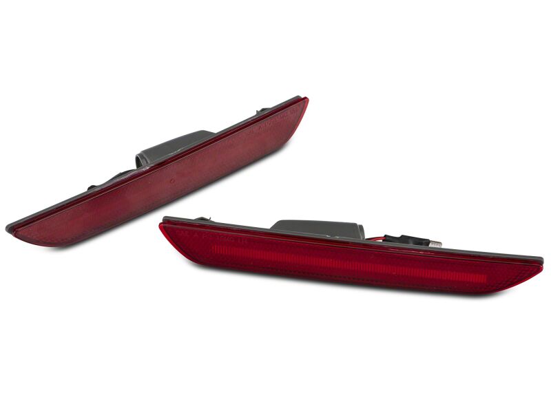 Raxiom 15-23 Ford Mustang Axial Series LED Side Marker Lights- Rear- Red
