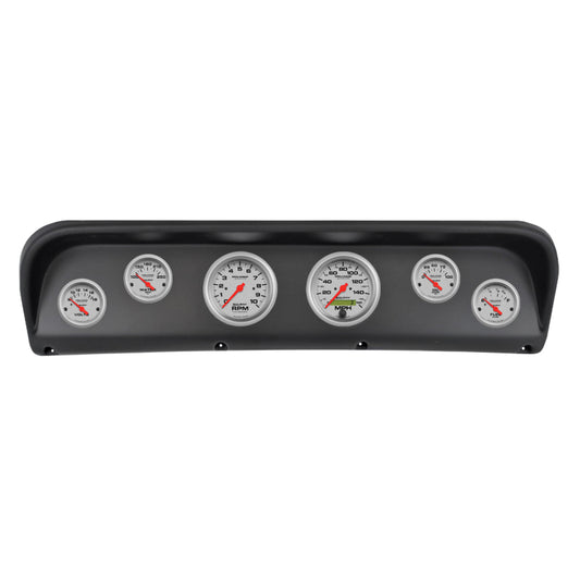 Autometer Ultra-Lite Direct Fit Dash Kit 67-72 Ford F100 (2 x 3-3/8in. / 4 x 2-1/16in.)