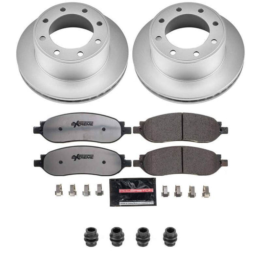 Power Stop 05-07 Ford F-250 Super Duty Rear Z36 Coated Truck & Tow Brake Kit