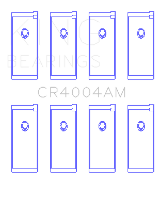 King Engine Bearings Isuzu 4XC1/4XC1T 1.5L (Size STD) Rod Bearing Set