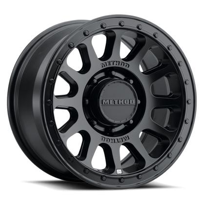 Method MR709 HD Bead Grip 18x 9in / ET12 / 8x6.5 BP / 121.3mm Bore - Black Wheel