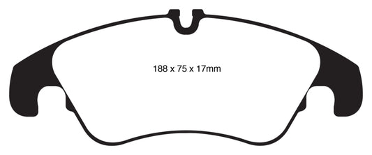 EBC 11 Audi A6 2.0 Turbo Greenstuff Front Brake Pads