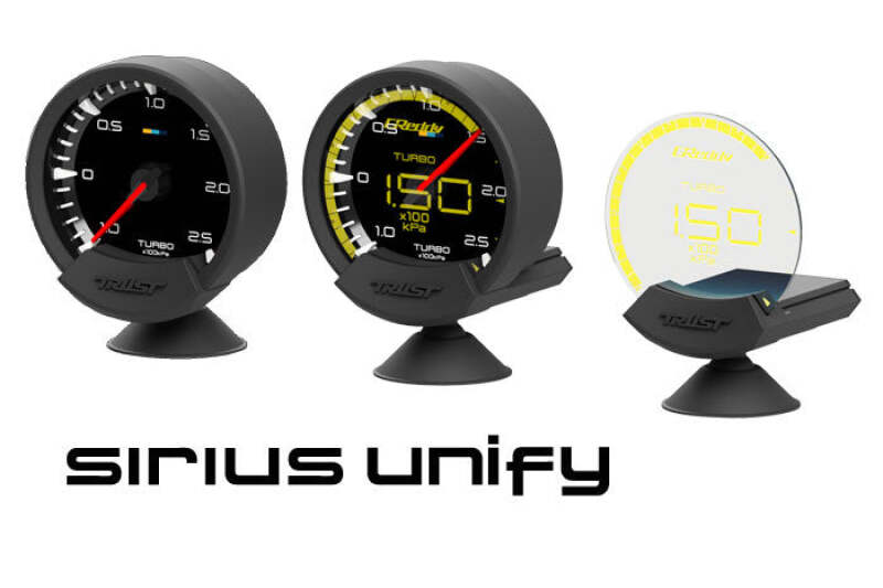 GReddy Sirius Unify Water Temperature Gauge Set (Sirius Meter w/Water Temp Sensor Set & Vision Disp)