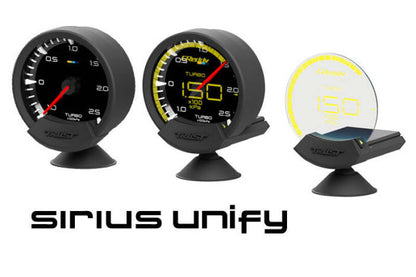 GReddy Sirius Unify Water Temperature Gauge Set (Sirius Meter w/Water Temp Sensor Set & Vision Disp)
