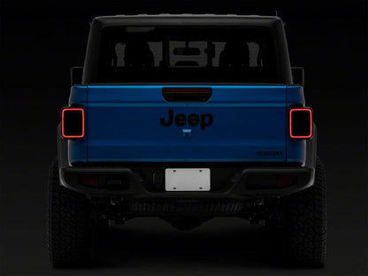 Raxiom 20-23 Jeep Gladiator JT LED Tail Lights- Black Housing (Smoked Lens)