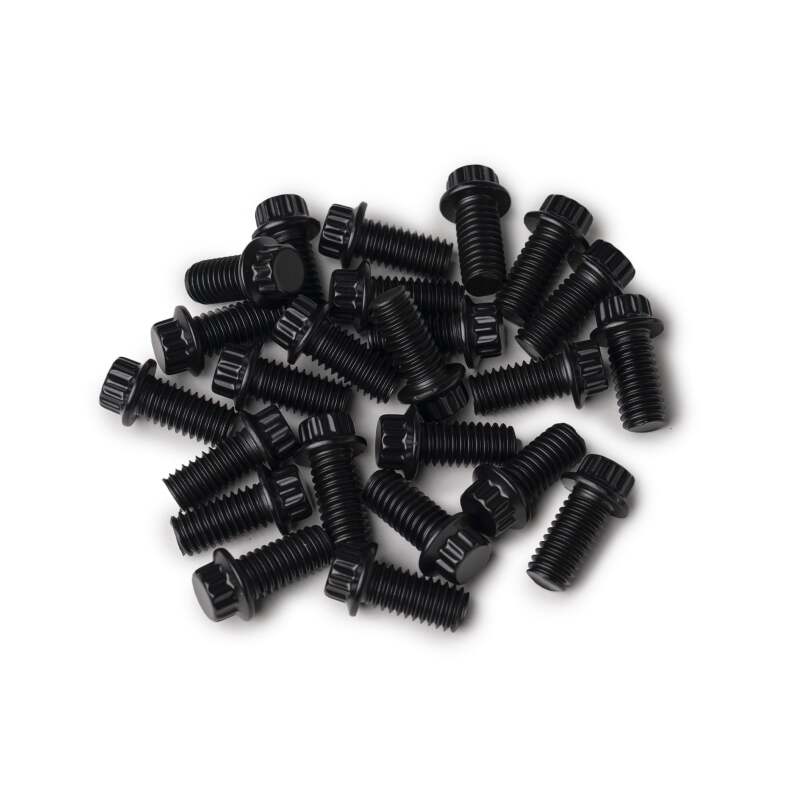Method Lip Bolt - 12 Point - Black - 3/8-16 x 0.59 - Kit