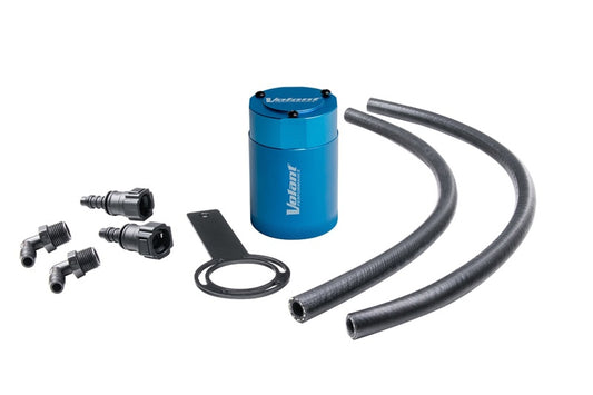 Volant 14-19 Chevrolet Silverado 1500 3oz Aluminum Oil Catch Can w/Mounting Bracket - Blue