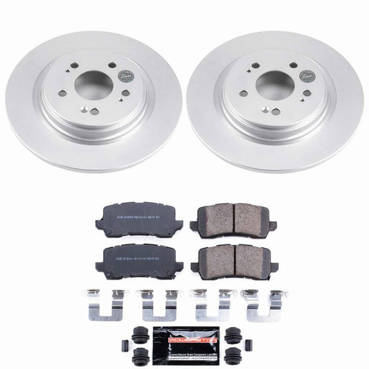 Power Stop 18-20 Honda Odyssey Rear Z23 Coated Brake Kit