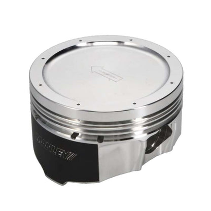 Manley 4.6L Ford Modular (2/4 Valve) 3.552in Bore 1.2in CD 11cc Turbo Tuff Dish Pistons - Set of 8