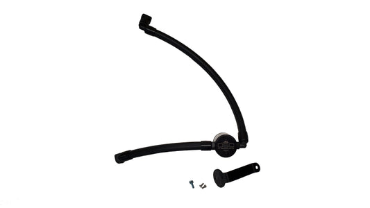 J&L 2021-2025 Ford Bronco 2.7L 3.0 Oil Separator Passenger Side- Black