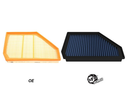 aFe 20-25 BMW X5/X6 M (F95/F96) V8-4.4L Magnum FLOW OE Replacement Air Filter w/ Pro 5R Media (Pair)