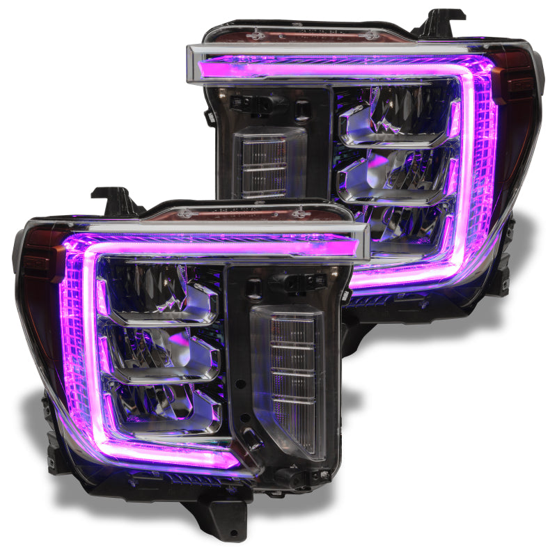 Oracle 20-21 GMC Sierra 2500/3500 HD RGB+W Headlight DRL Kit - w/ BC1 Controller