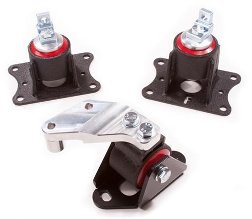 Innovative 04-08 Acura TSX K-Series Black Steel Mounts 75A Bushings