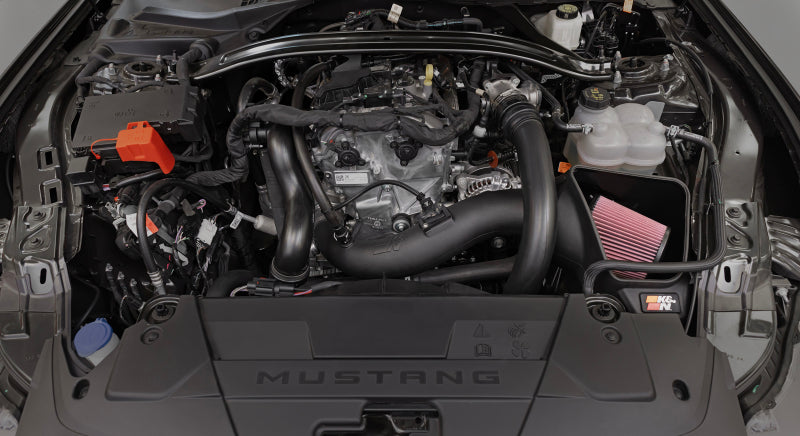 K&N 2024 Ford Mustang Ecoboost L4-2.3L F/L Turbo AirCharger - Cold Air Intake System