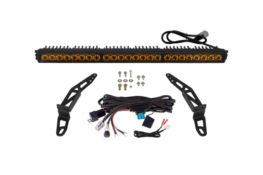 Diode Dynamics 2018-2026 Jeep Wrangler Jeep SS30 Bumper LED Kit Pro Yellow Driving 3000K