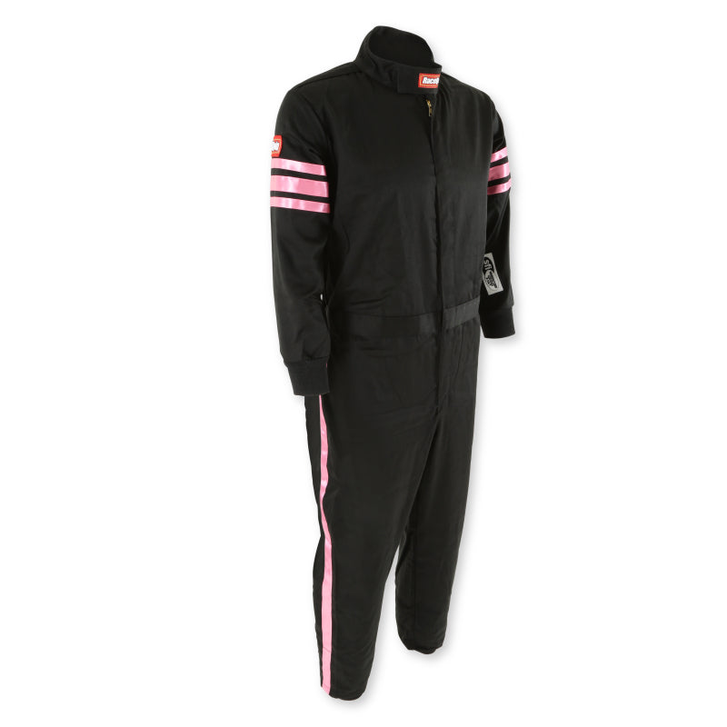 RaceQuip Pink Trim SFI-1 JR. Suit - Kids Large