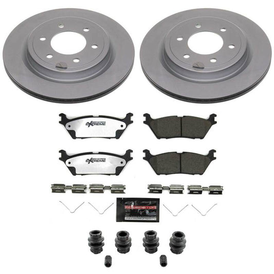 Power Stop 22-25 Ford Bronco Rear Z36 Coated Truck & Tow Brake Kit