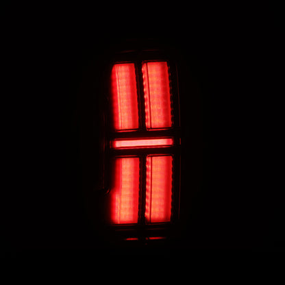 AlphaRex 05-15 Toyota Tacoma NOVA Prismatic LED Tail Lights - Alpha-Black