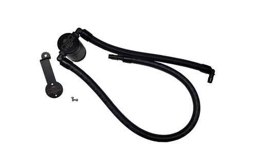 J&amp;L 2021-2025 Jeep Wrangler 392 Oil Separator 3.0 Passenger Side - Black Anodized