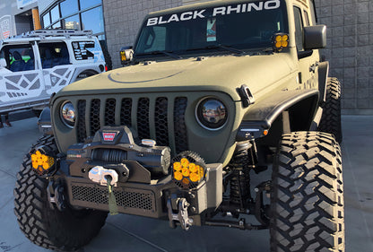 Oracle Oculus Bi-LED Projector Headlights for Jeep JL/Gladiator JT - Matte Blk - 5500K
