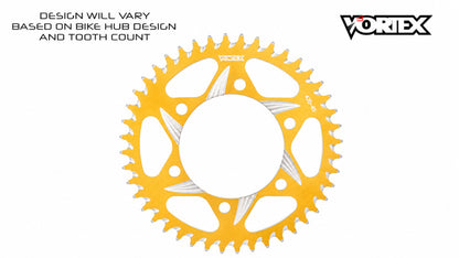 Vortex Racing 46 Tooth 520 Rear Sprocket - Gold