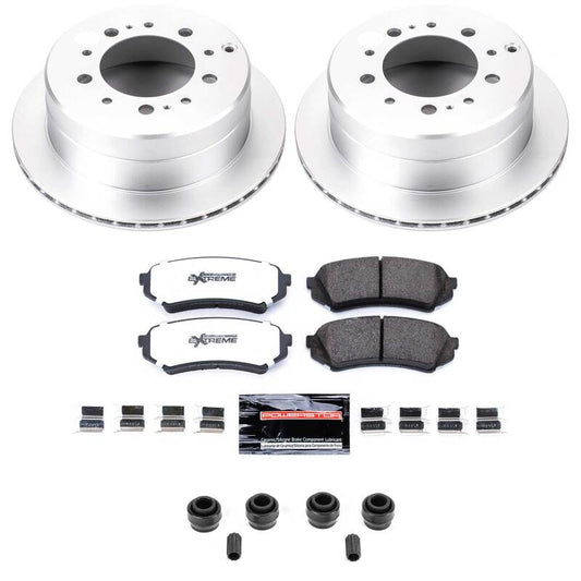 Power Stop 98-07 Lexus LX470 Rear Z36 Coated Truck & Tow Brake Kit