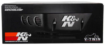 K&N Street Metal Intake System for 08-16 Harley-Davidson Touring Models - Shaker Black