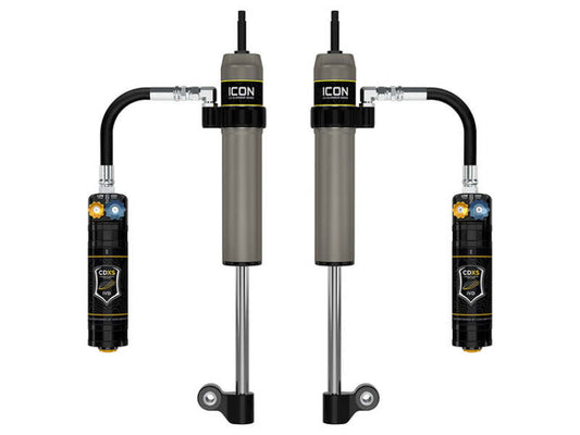 ICON 05-23 Toyota Tacoma Rear VS 2.5 Alum RXT Shock Absorbers Remote Resi w/ CDXS Pair