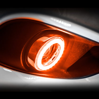 Oracle 11-13 Dodge Durango Surface Mount LED Fog Light Halo Kit - Amber