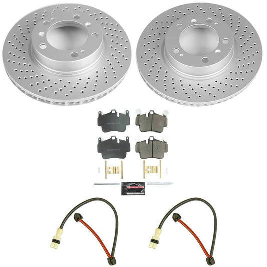 Power Stop 2005 Porsche 911 Front Z23 Coated Brake Kit