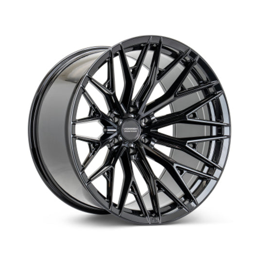 Vossen HFX-6 - 22x12 - 8x165.1 - ET-44 - Ultra Deep Face - 125.1 - Gloss Black Wheel